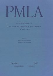 PMLA Volume 82 - Issue 5 -
