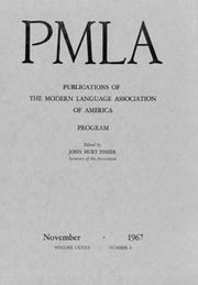 PMLA Volume 82 - Issue 6 -