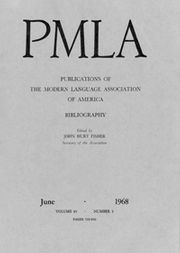 PMLA Volume 83 - Issue 3 -