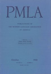 PMLA Volume 83 - Issue 5 -