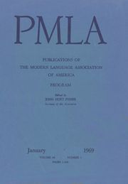 PMLA Volume 84 - Issue 1 -