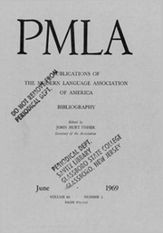 PMLA Volume 84 - Issue 4 -  Bibliography