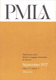 PMLA Volume 92 - Issue 4 -  Directory