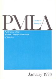 PMLA Volume 93 - Issue 1 -
