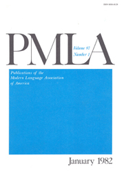 PMLA Volume 97 - Issue 1 -