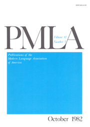 PMLA Volume 97 - Issue 5 -