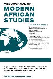 The Journal of Modern African Studies Volume 42 - Issue 1 -