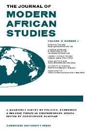 The Journal of Modern African Studies Volume 42 - Issue 3 -