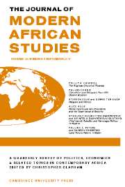 The Journal of Modern African Studies Volume 45 - Issue 3 -