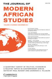 The Journal of Modern African Studies Volume 53 - Issue 4 -