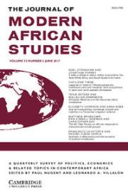 The Journal of Modern African Studies Volume 55 - Issue 2 -