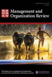 Management and Organization Review Volume 13 - Issue 2 -