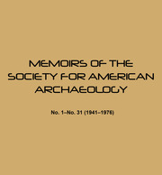 Memoirs of the Society for American Archaeology