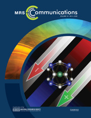 MRS Communications Volume 10 - Issue 4 -