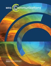 MRS Communications Volume 8 - Issue 1 -
