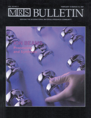 MRS Bulletin Volume 12 - Issue 2 -