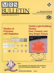 MRS Bulletin Volume 25 - Issue 10 -