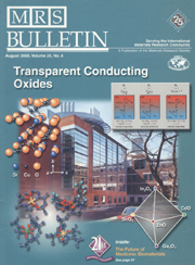 MRS Bulletin Volume 25 - Issue 8 -  Transparent Conducting Oxides