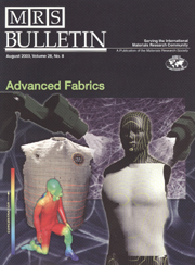 MRS Bulletin Volume 28 - Issue 8 -  Advanced Fabrics