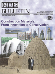 MRS Bulletin Volume 29 - Issue 5 -  Construction Materials: From Innovation to Conservation