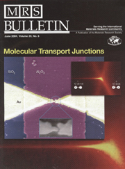 MRS Bulletin Volume 29 - Issue 6 -  Molecular Transport Junctions