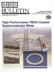 MRS Bulletin Volume 29 - Issue 8 -  High-Performance YBCO-Coated Superconductor Wires