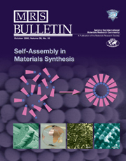 MRS Bulletin Volume 30 - Issue 10 -  Self-Assembly in Materials Synthesis