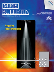 MRS Bulletin Volume 33 - Issue 10 -  Negative-Index Materials