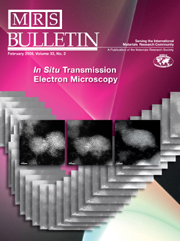 MRS Bulletin Volume 33 - Issue 2 -  In Situ Transmission Electron Microscopy