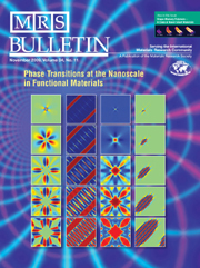 MRS Bulletin Volume 34 - Issue 11 -  Phase Transitions at the Nanoscale in Functional Materials