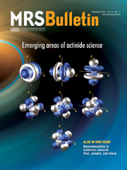 MRS Bulletin Volume 35 - Issue 11 -  Emerging areas of actinide science