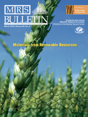 MRS Bulletin Volume 35 - Issue 3 -  Materials from Renewable Resources
