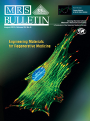 MRS Bulletin Volume 35 - Issue 8 -  Engineering Materials for Regenerative Medicine