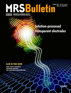 MRS Bulletin Volume 36 - Issue 10 -  Solution-processed transparent electrodes