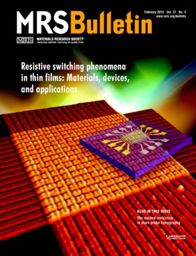 MRS Bulletin Volume 37 - Issue 2 -  Resistive switching phenomena in thin films: Materials, devices, and applications