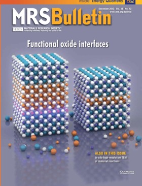 MRS Bulletin Volume 38 - Issue 12 -  Functional Oxide Interfaces