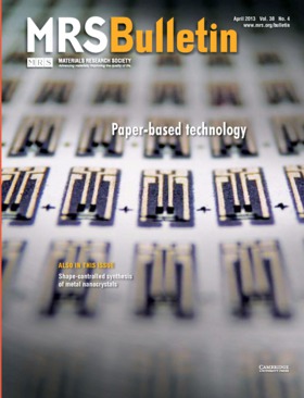 MRS Bulletin Volume 38 - Issue 4 -  Paper-based technology