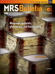 MRS Bulletin Volume 40 - Issue 11 -  Mesoscale Materials, Phenomena, and Functionality
