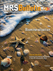 MRS Bulletin Volume 40 - Issue 6 -  Biomineralization