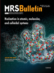MRS Bulletin Volume 41 - Issue 5 -  Nucleation in Atomic, Molecular, and Colloidal Systems