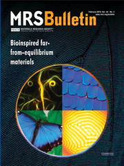 MRS Bulletin Volume 44 - Issue 2 -  Bioinspired Far-From-Equilibrium Materials