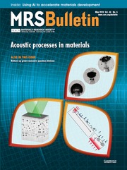 MRS Bulletin Volume 44 - Issue 5 -  Acoustic Processes in Materials