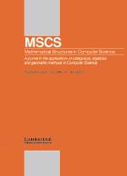 Mathematical Structures in Computer Science Volume 14 - Issue 1 -