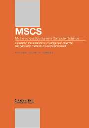 Mathematical Structures in Computer Science Volume 14 - Issue 2 -