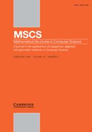 Mathematical Structures in Computer Science Volume 18 - Issue 1 -  in memory of Sauro Tulipani