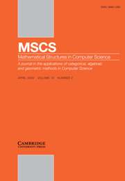 Mathematical Structures in Computer Science Volume 18 - Issue 2 -