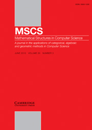 Mathematical Structures in Computer Science Volume 20 - Issue 3 -