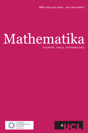 Mathematika Volume 61 - Issue 3 -