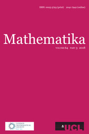 Mathematika Volume 64 - Issue 3 -