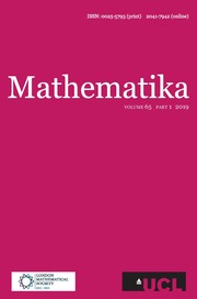Mathematika Volume 65 - Issue 1 -